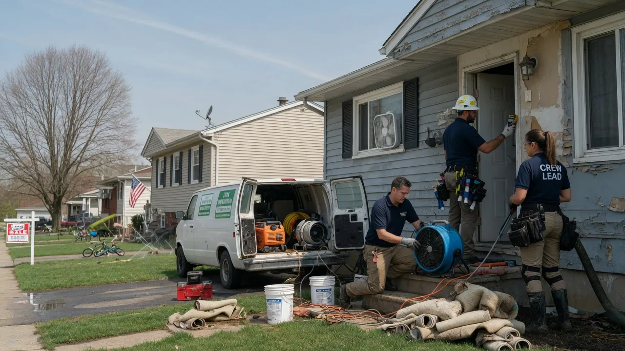 Flood Cleanup in Cedar Springs, MI near me
